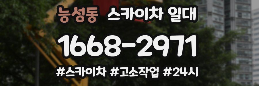 능성동 스카이차 일대