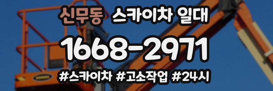 신무동 스카이차 일대