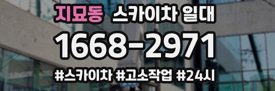 지묘동 스카이차 일대