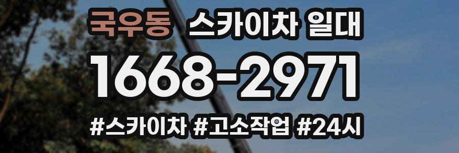 국우동 스카이차 일대