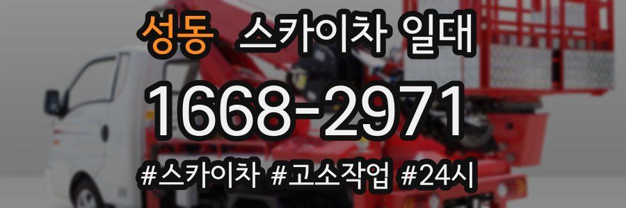 성동 스카이차 일대