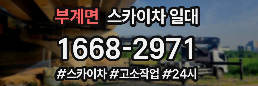 부계면 스카이차 일대