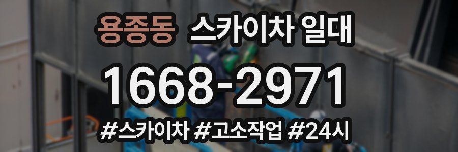 용종동 스카이차 일대
