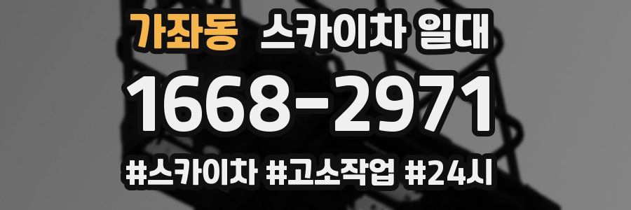 가좌동 스카이차 일대