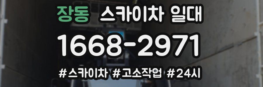 장동 스카이차 일대