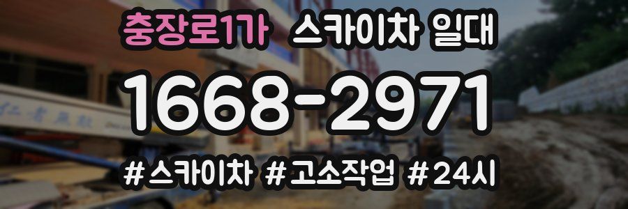 충장로1가 스카이차 일대