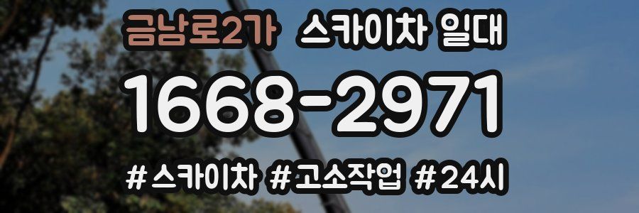 금남로2가 스카이차 일대