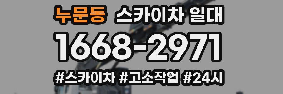 누문동 스카이차 일대