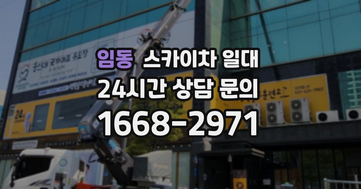 임동 스카이차 일대