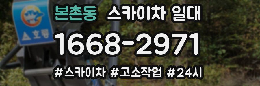 본촌동 스카이차 일대
