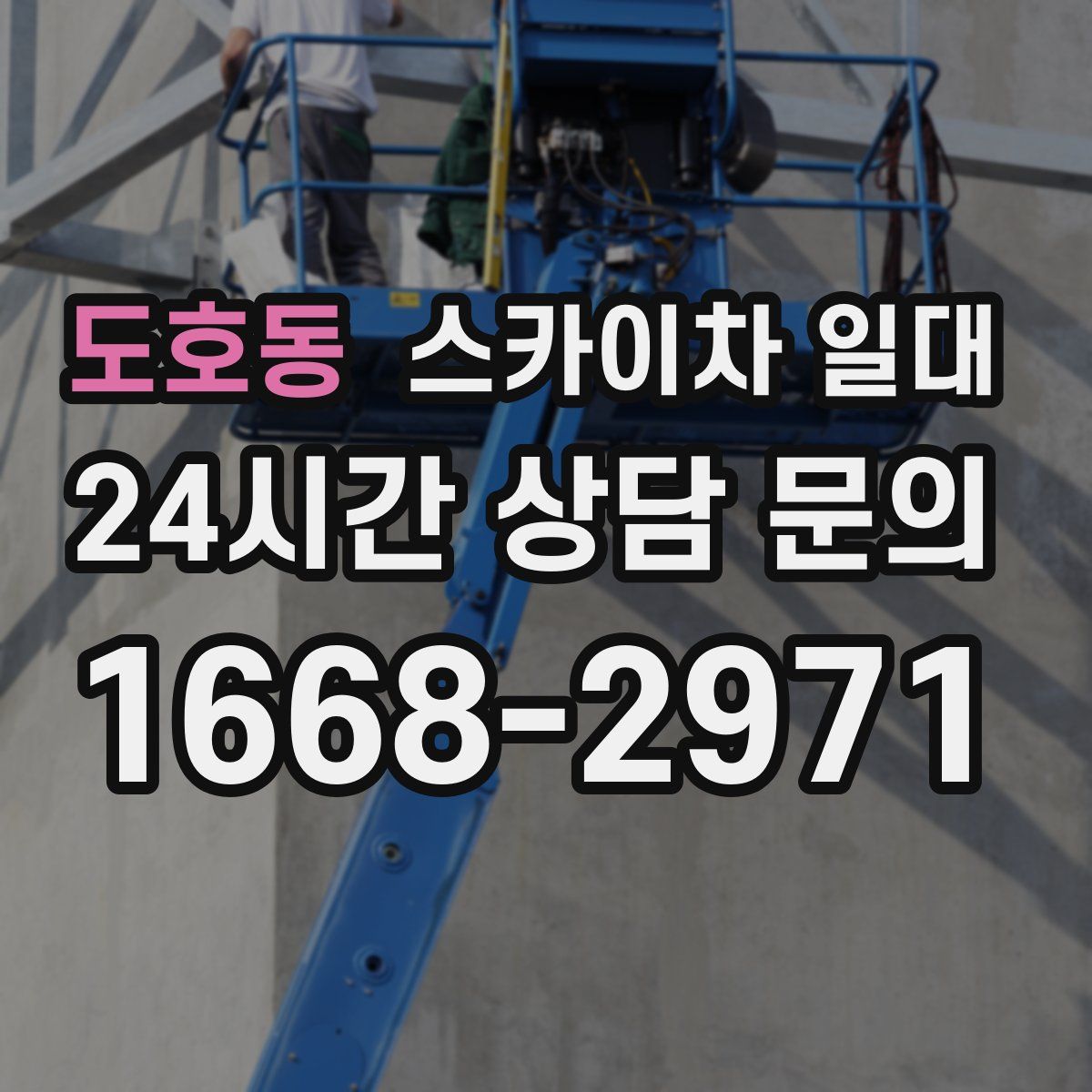 도호동 스카이차 일대