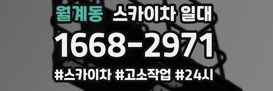 월계동 스카이차 일대