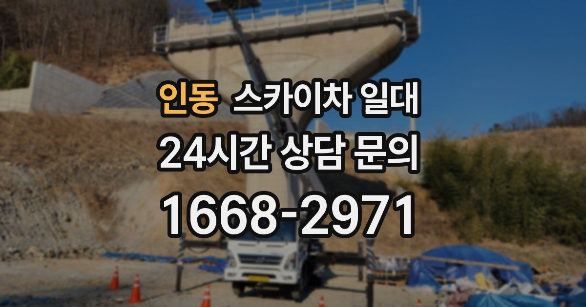 인동 스카이차 일대