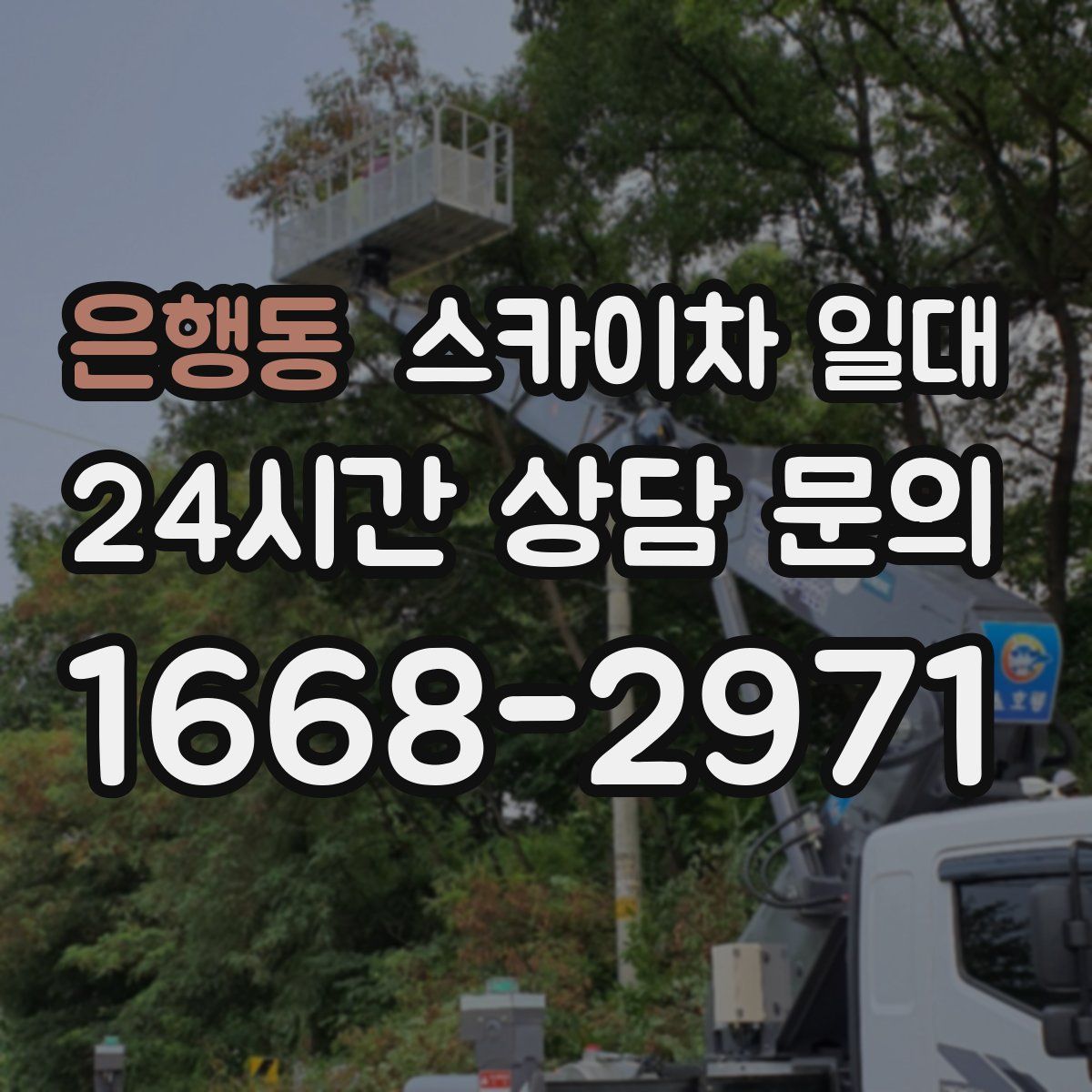 은행동 스카이차 일대