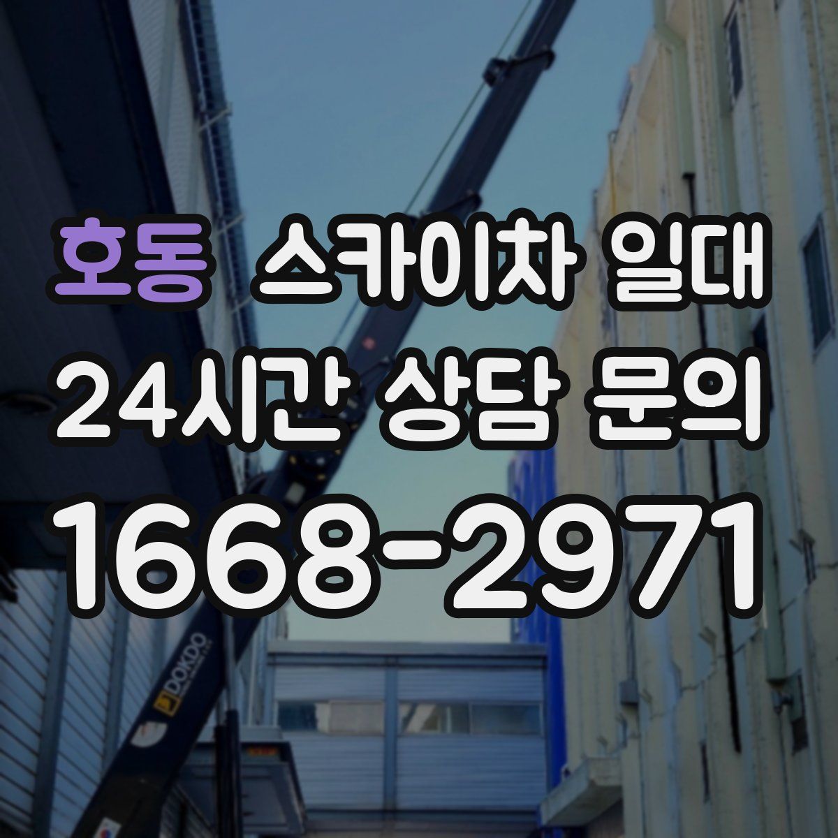 호동 스카이차 일대