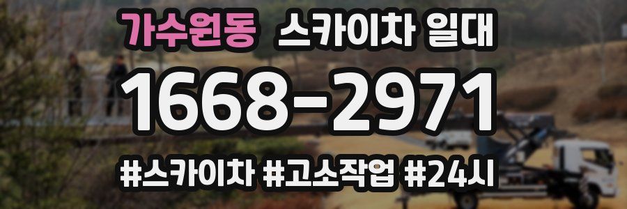가수원동 스카이차 일대