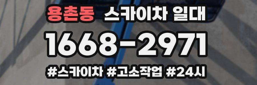 용촌동 스카이차 일대