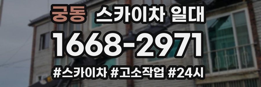 궁동 스카이차 일대