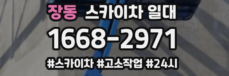 장동 스카이차 일대