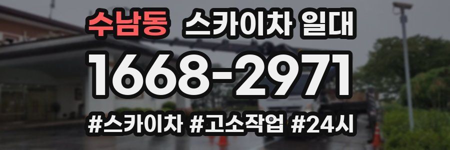 수남동 스카이차 일대