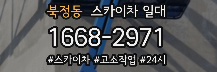 북정동 스카이차 일대