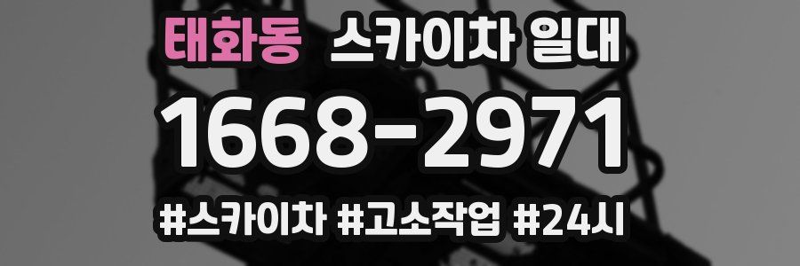 태화동 스카이차 일대