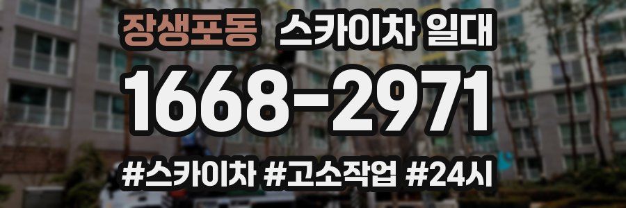 장생포동 스카이차 일대