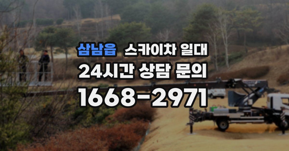 삼남읍 스카이차 일대