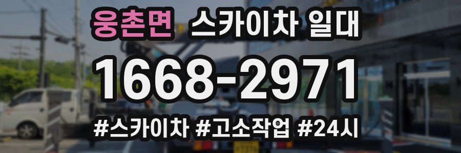 웅촌면 스카이차 일대