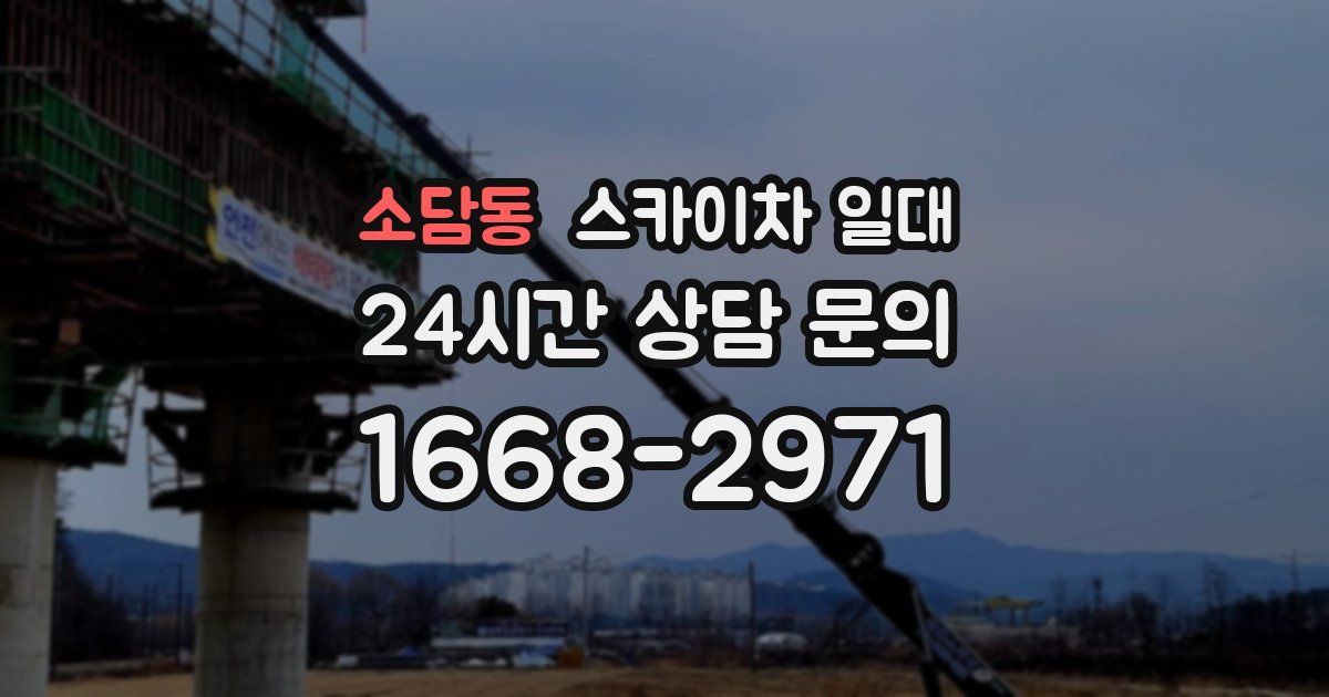 소담동 스카이차 일대