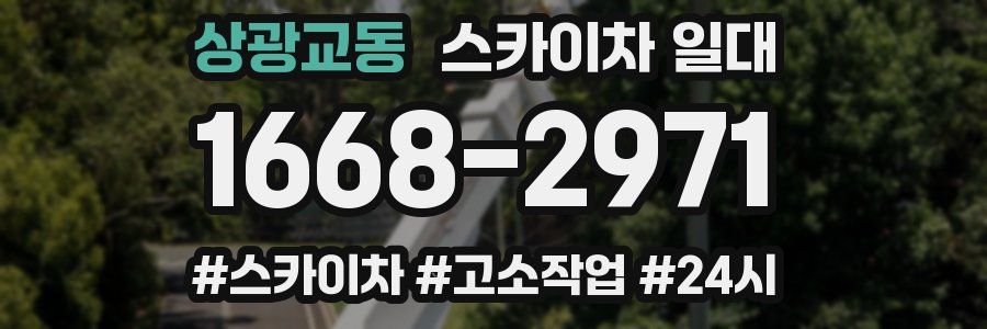 상광교동 스카이차 일대