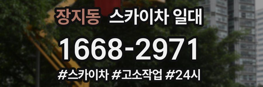 장지동 스카이차 일대