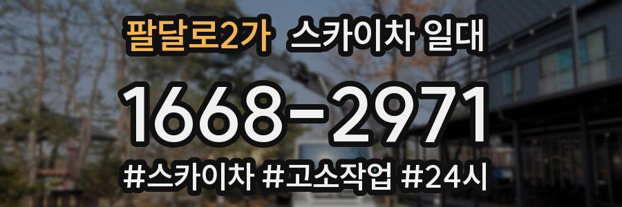 팔달로2가 스카이차 일대