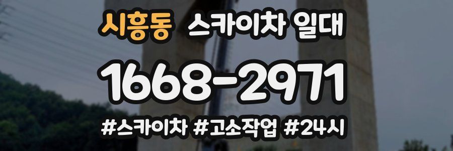 시흥동 스카이차 일대