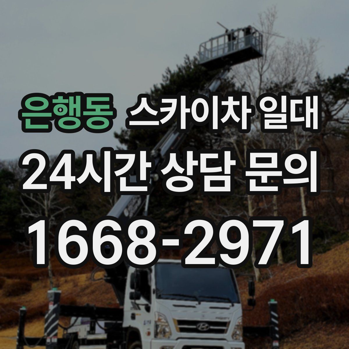 은행동 스카이차 일대
