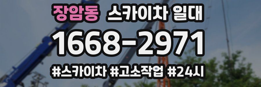 장암동 스카이차 일대