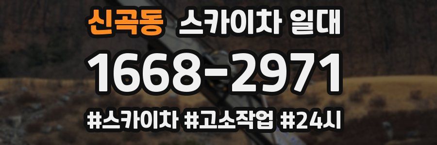 신곡동 스카이차 일대