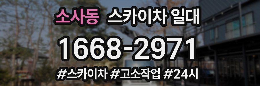 소사동 스카이차 일대