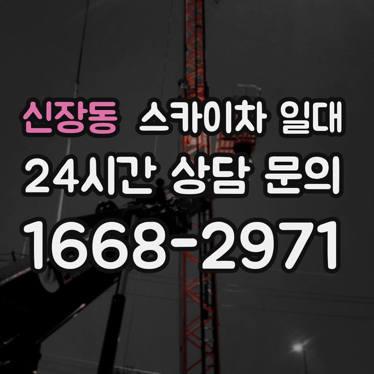 신장동 스카이차 일대