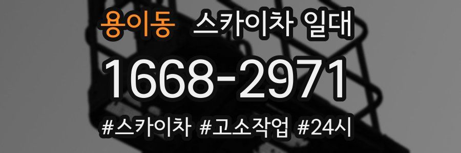 용이동 스카이차 일대