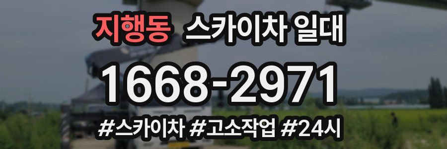 지행동 스카이차 일대