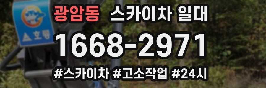 광암동 스카이차 일대