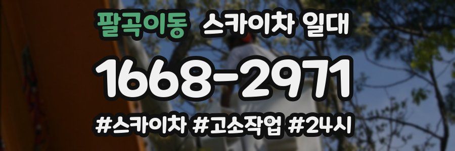 팔곡이동 스카이차 일대