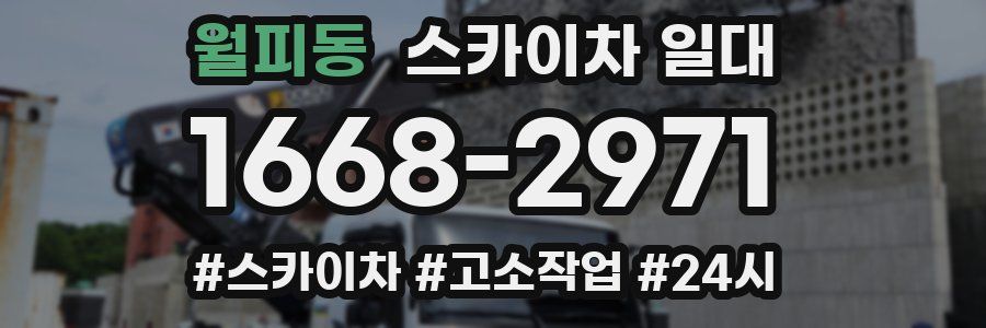 월피동 스카이차 일대