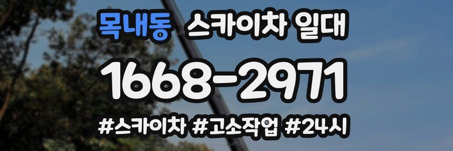 목내동 스카이차 일대