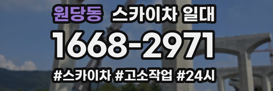 원당동 스카이차 일대