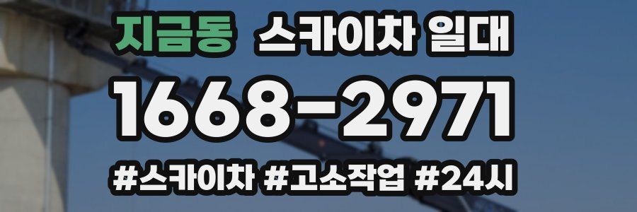 지금동 스카이차 일대