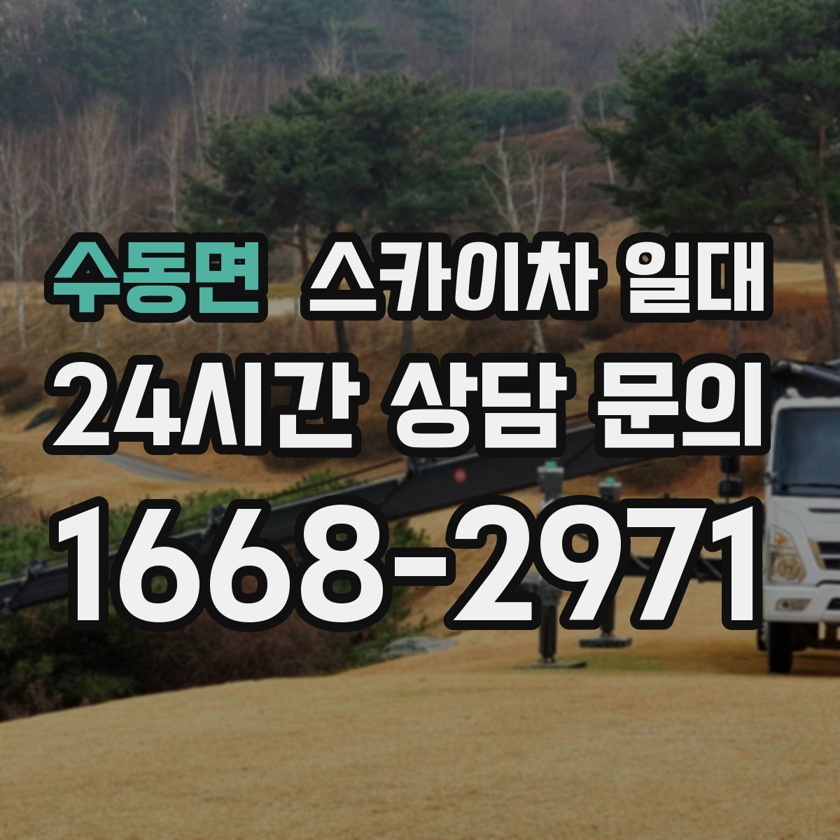 수동면 스카이차 일대