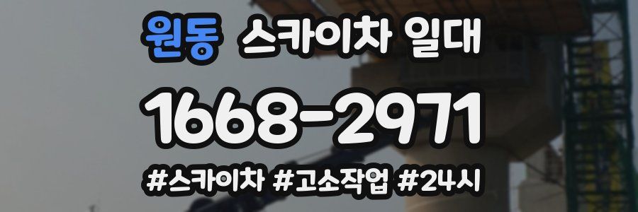 원동 스카이차 일대