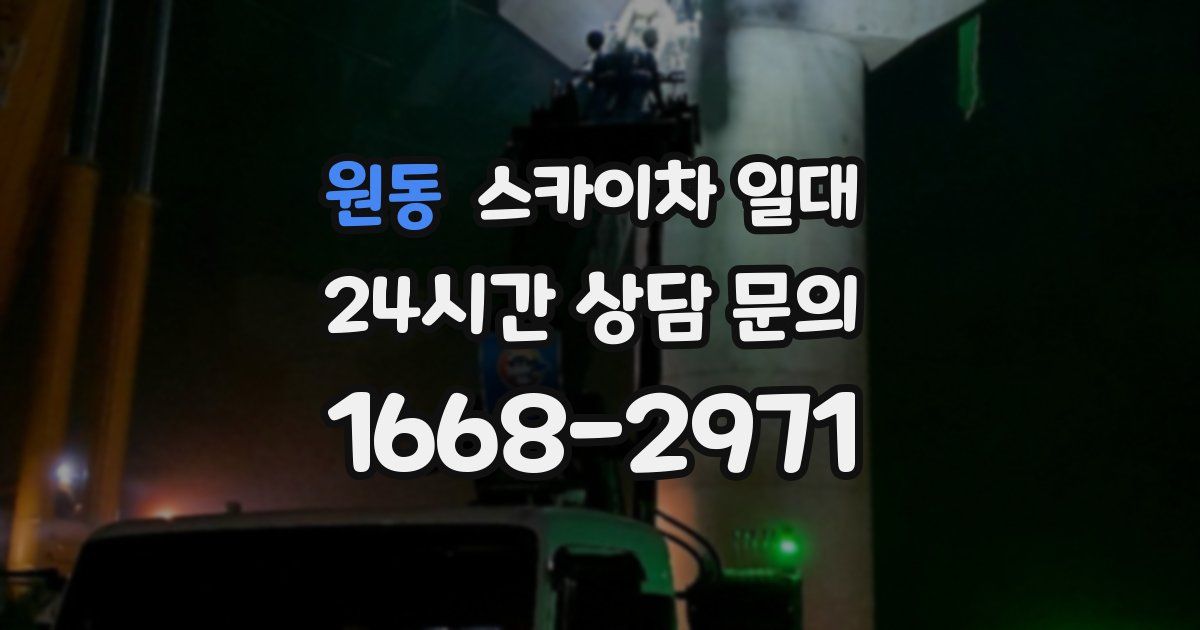 원동 스카이차 일대